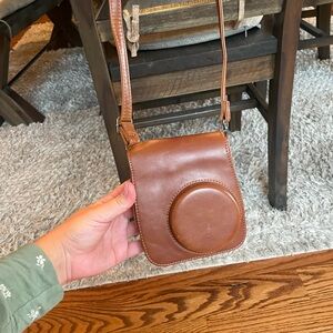 Polaroid camera carrying purse